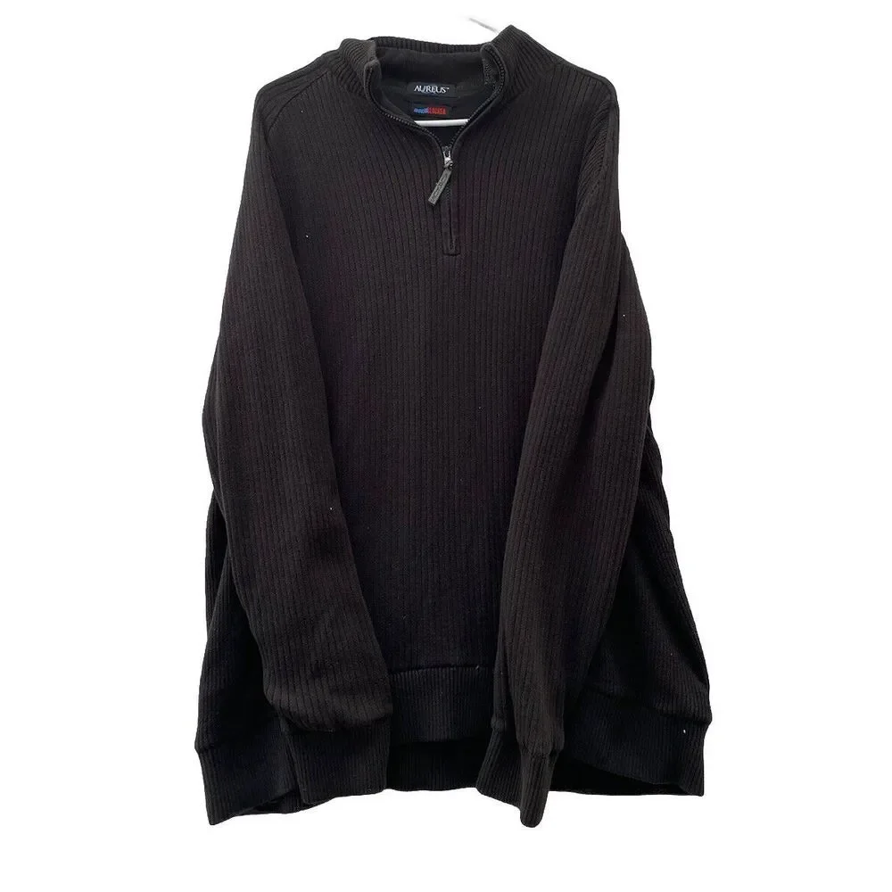 Aureus Breeze Blocker 1/4 Zip Pullover‎ Black XXL Golf Outdoors